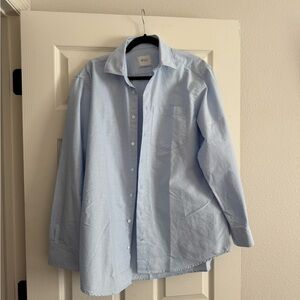 With Nothing Underneath Oxford Shirt